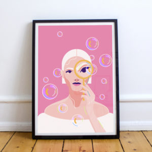 Plakat: Bubble