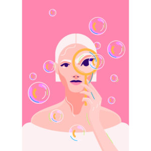 Plakat: Bubble