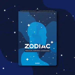 Wieczysty kalendarz urodzinowy Zodiac