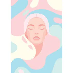 Plakat: Pastelowa