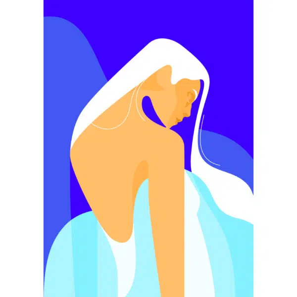Plakat: W chmurach