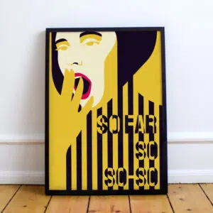 Plakat: So far so so-so